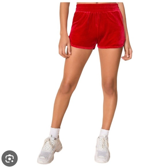 Superdown Womens Ariana Track Shorts Red Velvet - Picture 1 of 5